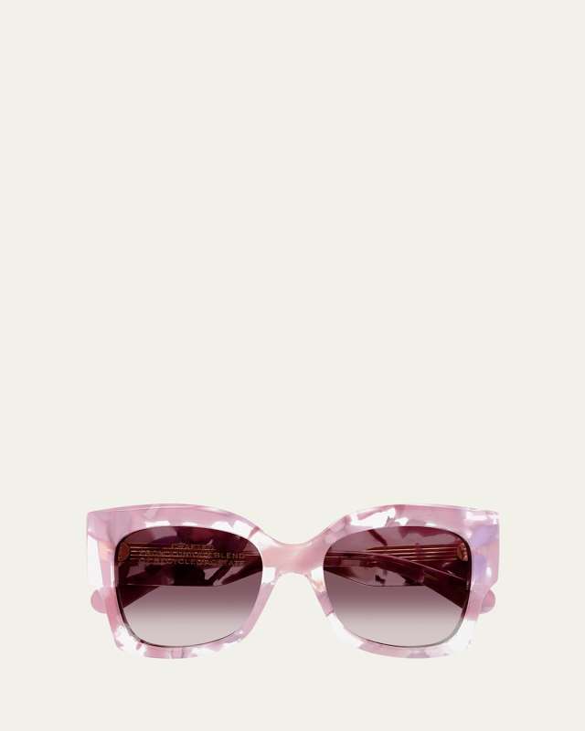 CH0252S Butterfly Gradiant Acetate Sunglasses